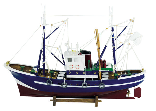 Fischkutter Holz L 58cm H 40cm