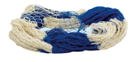 Deko-Fischernetz naturfarben und blau 200 x 400 cm