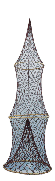 Fischreuse braunes Netz L 100 cm