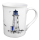 Tasse Kaffeebecher Leuchtturm Porzellan in Geschenkbox