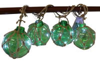 LED-Fischerkugelleine Plastik grün