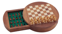 Schachspiel Holz magnetisch