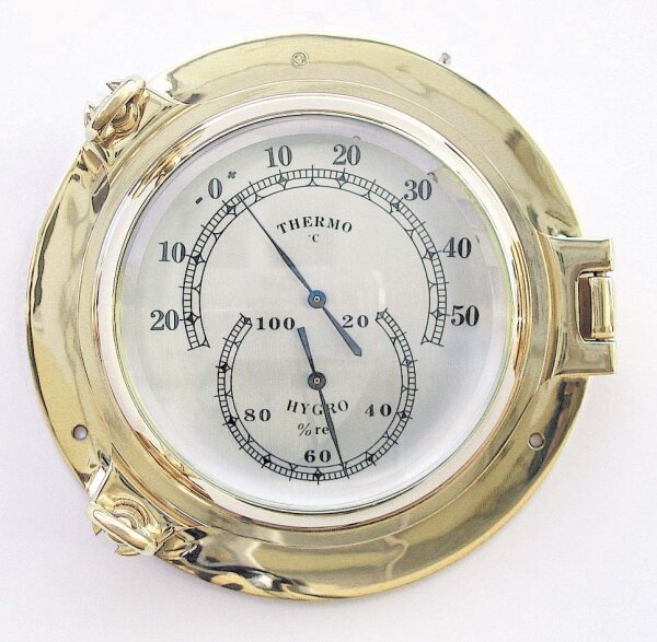 Thermo & Hygrometer im Bullauge