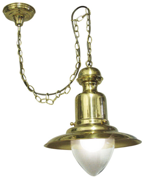 Fishermen Hänge-Lampe Messing Durchm 33 cm