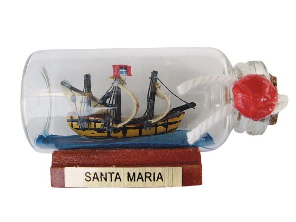 5 Flaschenschiffe Santa Maria