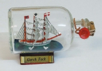 Flaschenschiff Gorch Fock L 9 cm