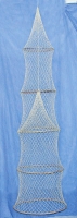 Fischreuse Deko mit 5 Ringen L 180 cm