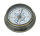 Kompass Messing antik H ca. 15 cm Ø ca. 6 cm