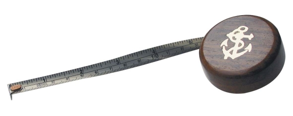 Metermaß 200 cm Holz Metall Ø 6 cm