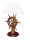 Lampe Steuerstand Holz 230V H 55 cm