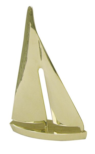 Segel Yacht Messing L 20 cm H 31 cm