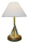 Lampe Segelyacht Messing Holz H 38 cm