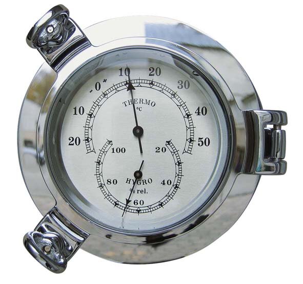 Thermo & Hygrometer im Bullauge