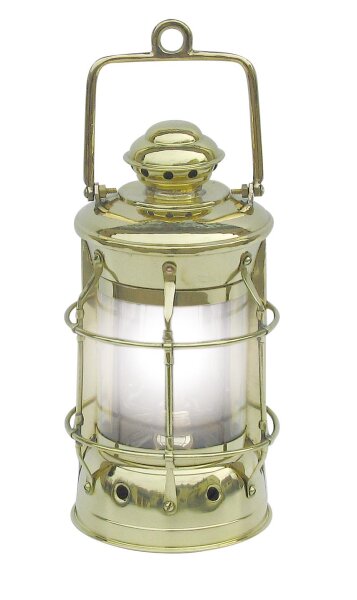 Nelson Lampe Messing elektrisch 28 cm