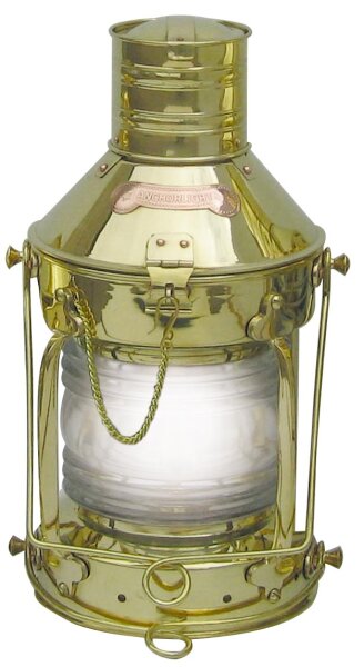 Ankerlampe Messing elektrisch 39 cm