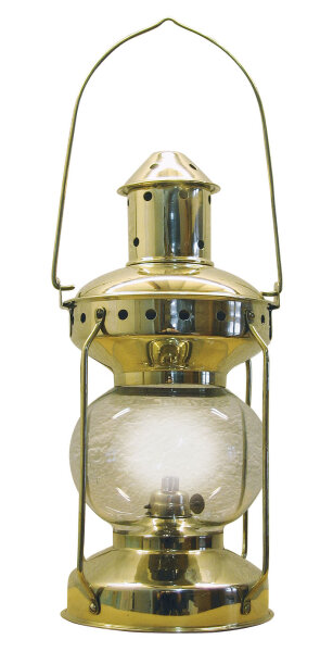 Bootslampe Messing elektrisch 31 cm